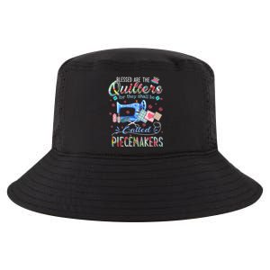 Quilting Gift Blessed Are The Quilters For They Shall Be Cool Comfort Performance Bucket Hat