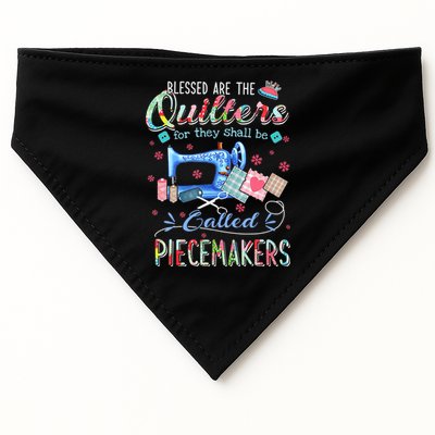 Quilting Gift Blessed Are The Quilters For They Shall Be USA-Made Doggie Bandana