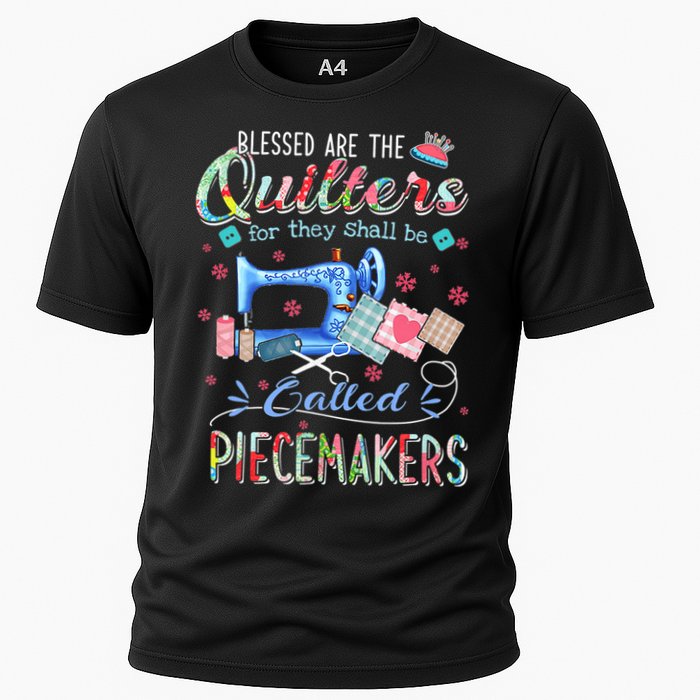 Quilting Gift Blessed Are The Quilters For They Shall Be Performance Shirt
