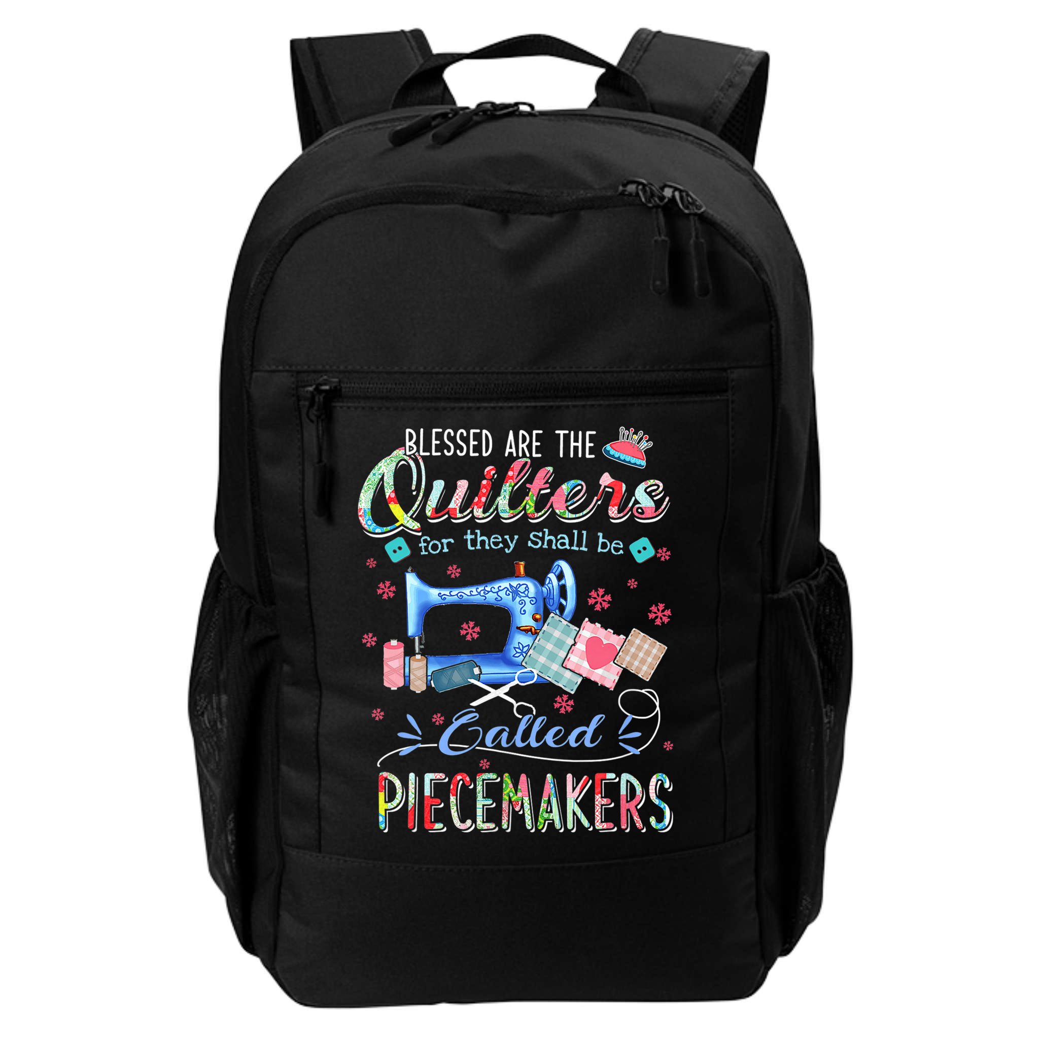 Quilting Gift Blessed Are The Quilters For They Shall Be Backpack