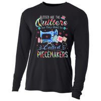 Quilting Gift Blessed Are The Quilters For They Shall Be Cooling Performance Long Sleeve Crew