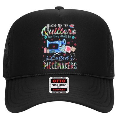Quilting Gift Blessed Are The Quilters For They Shall Be Trucker Hat