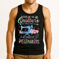 Quilting Gift Blessed Are The Quilters For They Shall Be Tank Top