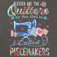 Quilting Gift Blessed Are The Quilters For They Shall Be Cotton Canvas Backpack