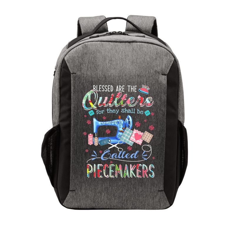 Quilting Gift Blessed Are The Quilters For They Shall Be Vector Backpack