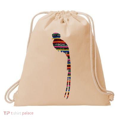 Quetzal Guatemala Chapin Antigua Tikal Tradicional Maya Drawstring Bag