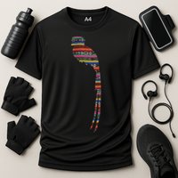 Quetzal Guatemala Chapin Antigua Tikal Tradicional Maya Cooling Performance Crew T-Shirt