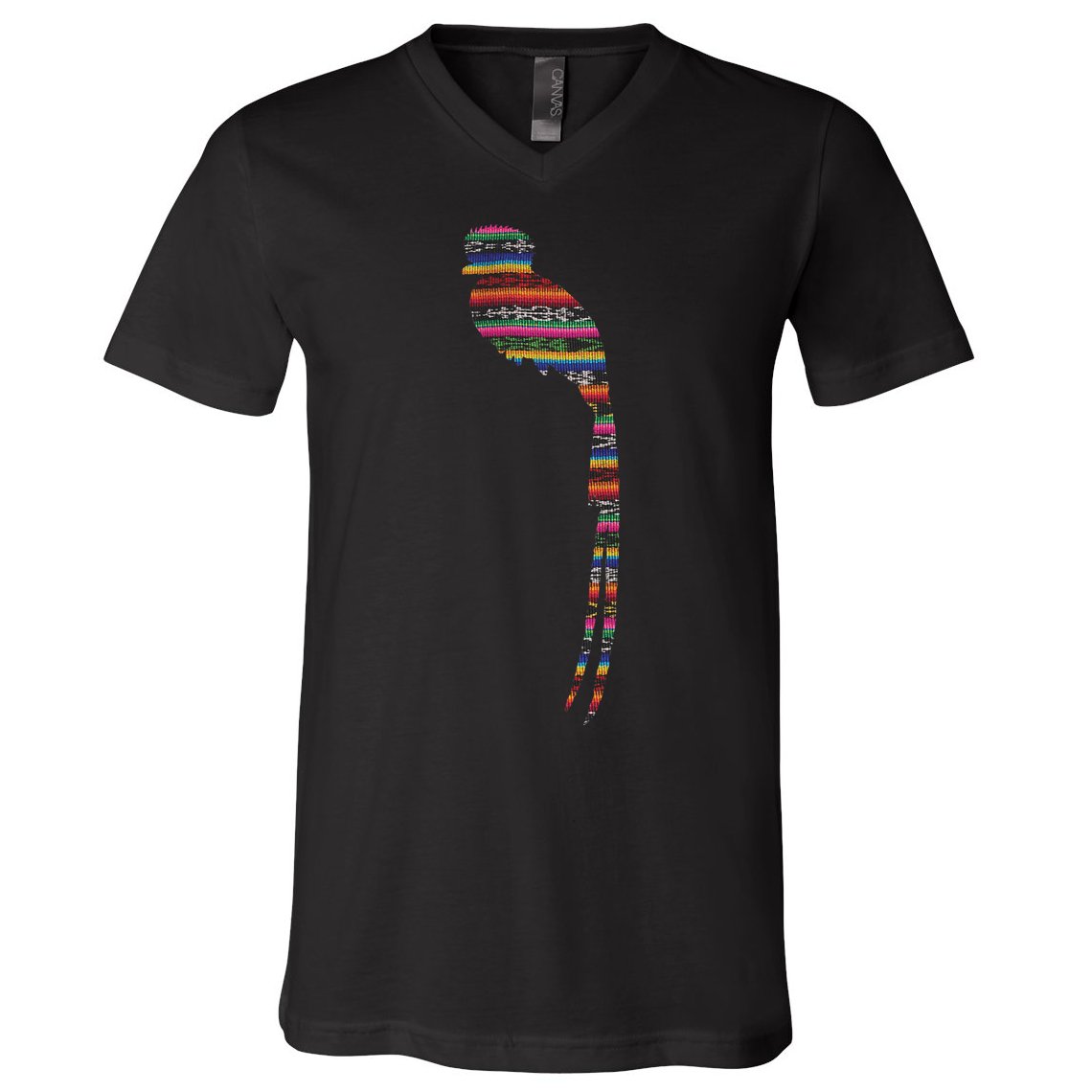 Quetzal Guatemala Chapin Antigua Tikal Tradicional Maya V-Neck T-Shirt