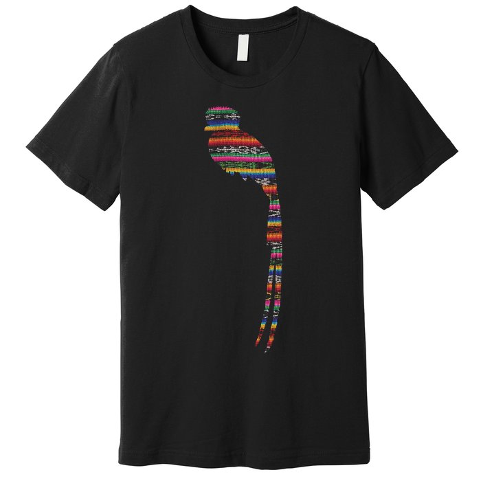Quetzal Guatemala Chapin Antigua Tikal Tradicional Maya Premium T-Shirt