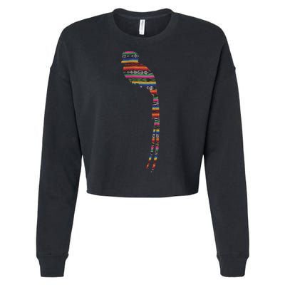 Quetzal Guatemala Chapin Antigua Tikal Tradicional Maya Cropped Pullover Crew