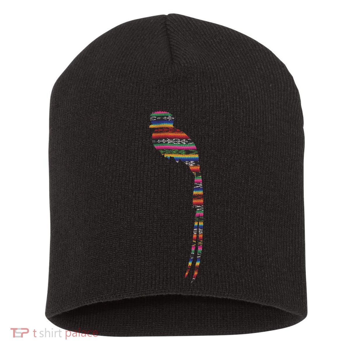 Quetzal Guatemala Chapin Antigua Tikal Tradicional Maya Short Acrylic Beanie