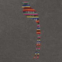 Quetzal Guatemala Chapin Antigua Tikal Tradicional Maya Cotton Canvas Backpack
