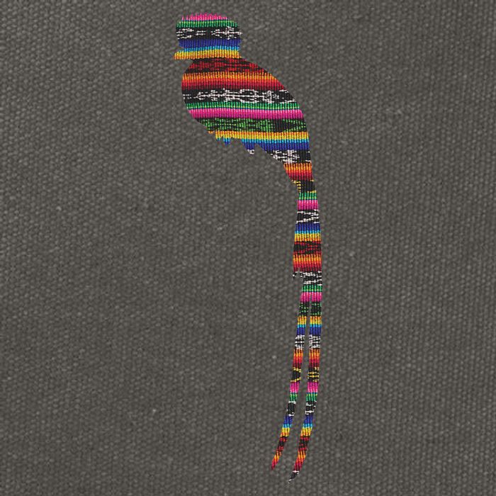Quetzal Guatemala Chapin Antigua Tikal Tradicional Maya Cotton Canvas Backpack