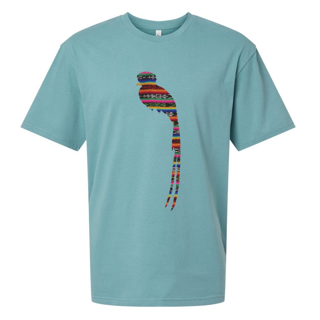 Quetzal Guatemala Chapin Antigua Tikal Tradicional Maya Sueded Cloud Jersey T-Shirt