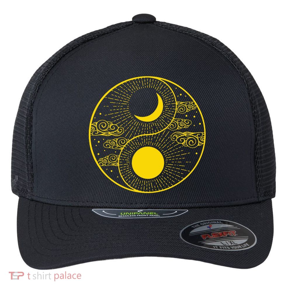 Qi Gong Clothes Tai Chi Qigong Chi Gong Yin Yang Flexfit Unipanel Trucker Cap