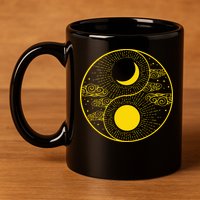 Qi Gong Clothes Tai Chi Qigong Chi Gong Yin Yang 11oz C Handle Ceramic Mug