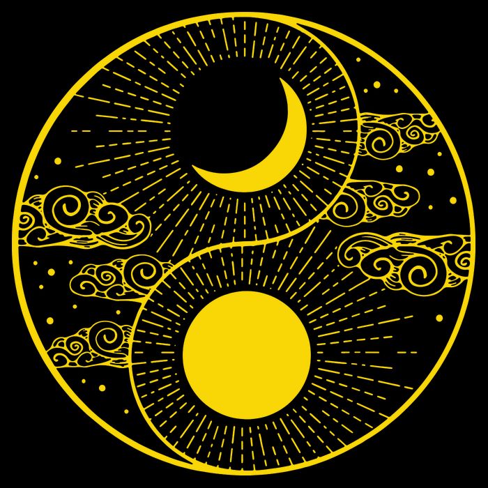 Qi Gong Clothes Tai Chi Qigong Chi Gong Yin Yang Flat Bill Trucker Hat