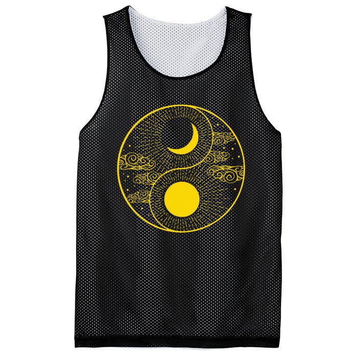 Qi Gong Clothes Tai Chi Qigong Chi Gong Yin Yang Mesh Reversible Basketball Jersey Tank