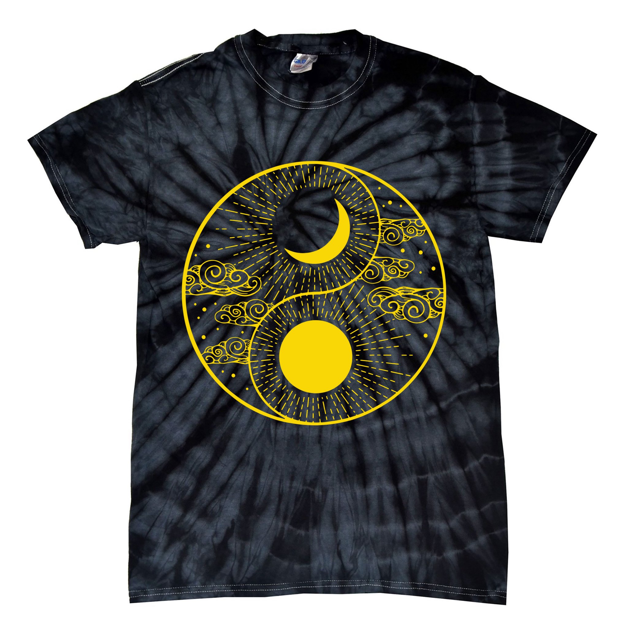 Qi Gong Clothes Tai Chi Qigong Chi Gong Yin Yang Tie-Dye T-Shirt