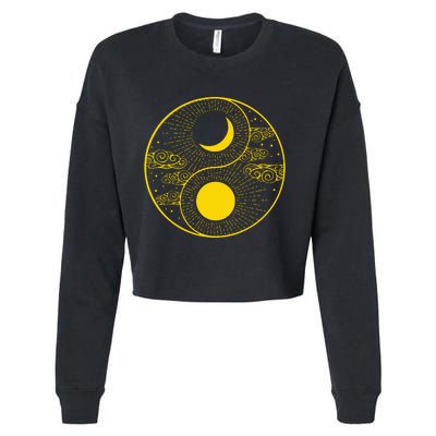 Qi Gong Clothes Tai Chi Qigong Chi Gong Yin Yang Cropped Pullover Crew