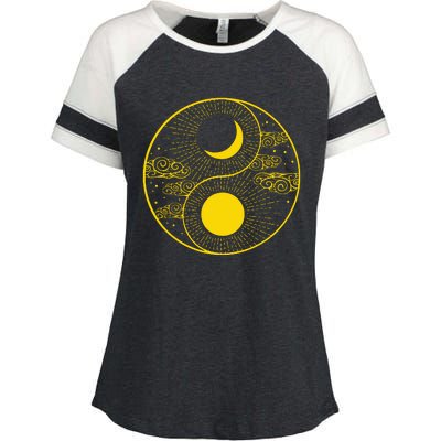 Qi Gong Clothes Tai Chi Qigong Chi Gong Yin Yang Enza Ladies Jersey Colorblock Tee