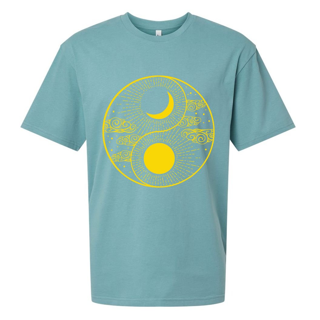 Qi Gong Clothes Tai Chi Qigong Chi Gong Yin Yang Sueded Cloud Jersey T-Shirt