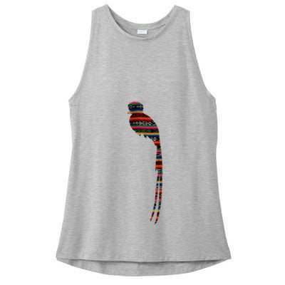 Quetzal Guatemala Chapin Antigua Tikal Tradicional Maya Ladies PosiCharge Tri-Blend Wicking Tank