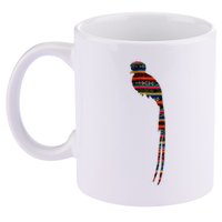 Quetzal Guatemala Chapin Antigua Tikal Tradicional Maya 11oz C Handle Ceramic Mug