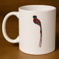 Quetzal Guatemala Chapin Antigua Tikal Tradicional Maya 11oz C Handle Ceramic Mug