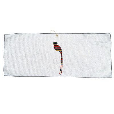 Quetzal Guatemala Chapin Antigua Tikal Tradicional Maya Large Microfiber Waffle Golf Towel