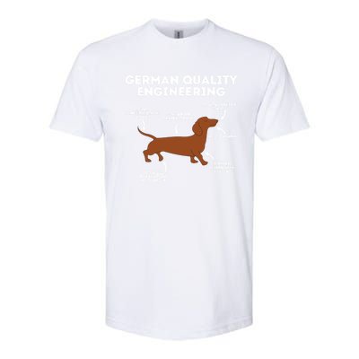 Quality Ger Engineering Gift Dachshund Lover Wiener Dog Funny Gift Softstyle® CVC T-Shirt