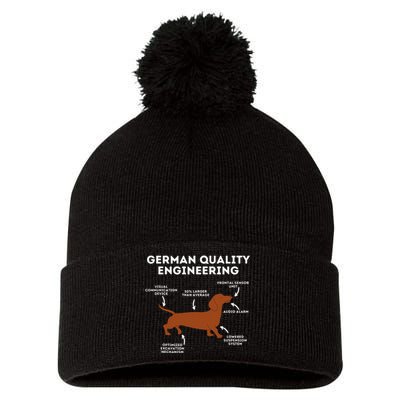 Quality German Engineering Dachshund Lover Pom Pom 12in Knit Beanie