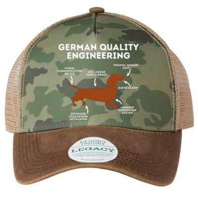 Quality German Engineering Dachshund Lover Wiener Dog Legacy Tie Dye Trucker Hat