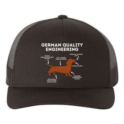 Quality German Engineering Dachshund Lover Wiener Dog Yupoong Adult 5-Panel Trucker Hat