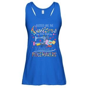 Quilting Great Gift Blessed Are Piecemakers Cool Gift For Quilters Gift Ladies Essential Flowy Tank