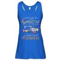 Quilting Great Gift Blessed Are Piecemakers Cool Gift For Quilters Gift Ladies Essential Flowy Tank