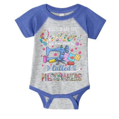Quilting Great Gift Blessed Are Piecemakers Cool Gift For Quilters Gift Infant Baby Jersey Bodysuit
