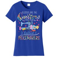 Quilting Great Gift Blessed Are Piecemakers Cool Gift For Quilters Gift Women's T-Shirt