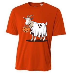 Quirky Goat Ghost Retro Halloween Humor Great Gift Cooling Performance Crew T-Shirt