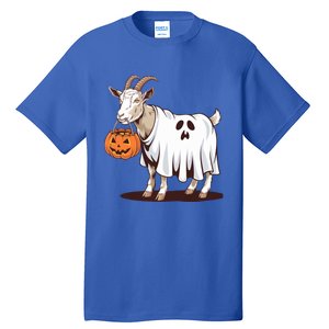 Quirky Goat Ghost Retro Halloween Humor Great Gift Tall T-Shirt