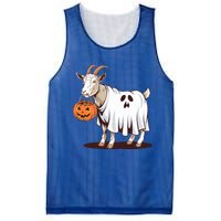 Quirky Goat Ghost Retro Halloween Humor Great Gift Mesh Reversible Basketball Jersey Tank