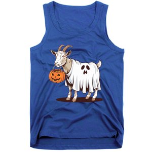 Quirky Goat Ghost Retro Halloween Humor Great Gift Tank Top