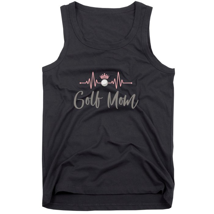 Queen Golf Mom Pink Gift For Mother's Day Tank Top