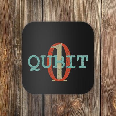 Qubit Gift Quantum Entanglement Computer Physics Computing Coaster