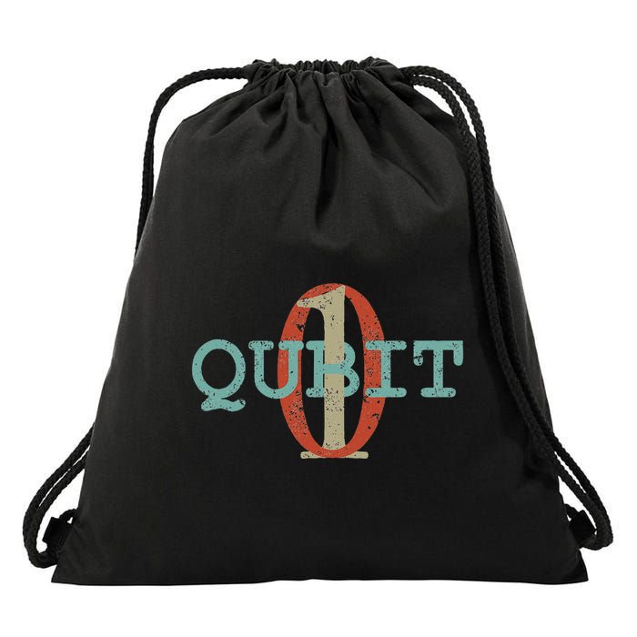 Qubit Gift Quantum Entanglement Computer Physics Computing Drawstring Bag