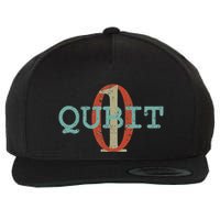Qubit Gift Quantum Entanglement Computer Physics Computing Wool Snapback Cap