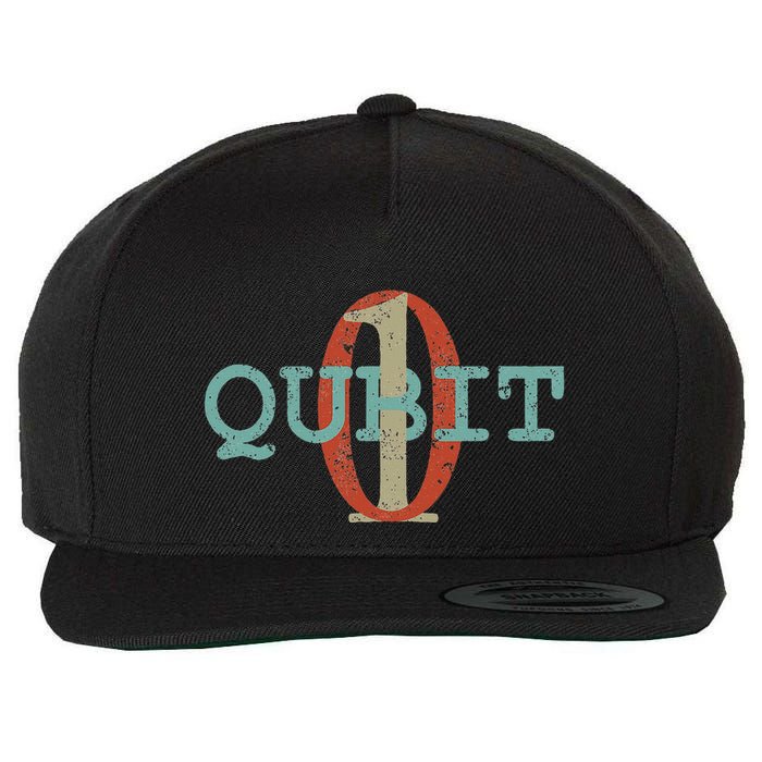 Qubit Gift Quantum Entanglement Computer Physics Computing Wool Snapback Cap