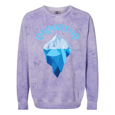 Qaqortoq Greenland Qaqortoq Iceberg Qaqortoq Colorblast Crewneck Sweatshirt