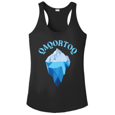 Qaqortoq Greenland Qaqortoq Iceberg Qaqortoq Ladies PosiCharge Competitor Racerback Tank