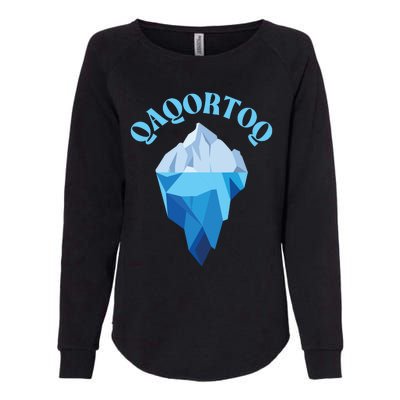 Qaqortoq Greenland Qaqortoq Iceberg Qaqortoq Womens California Wash Sweatshirt